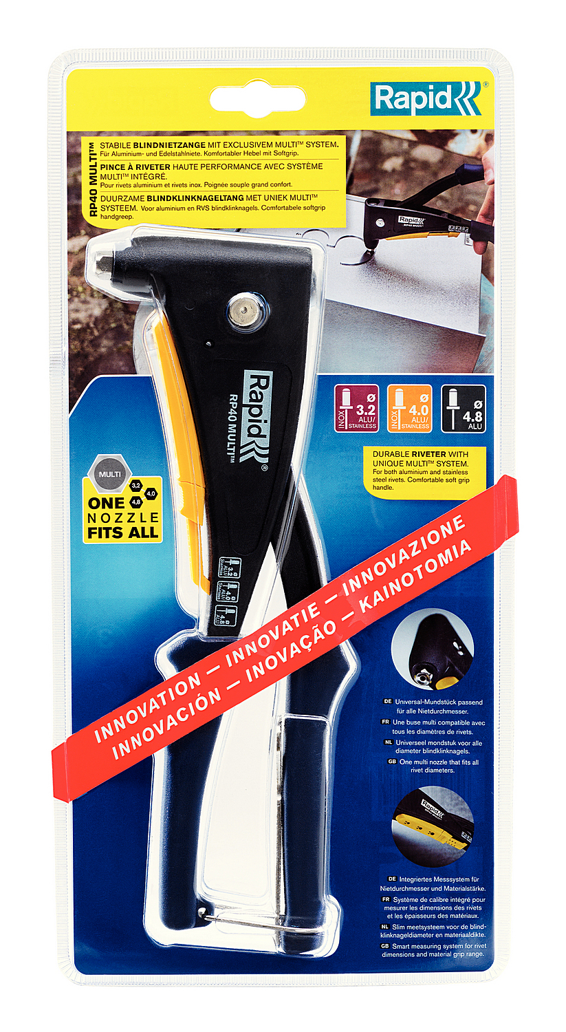 RAPID RP40 Multi, 3.2 мм, 4.0 мм, 4.8 мм, универсальный заклепочник (5001139) — фото 3