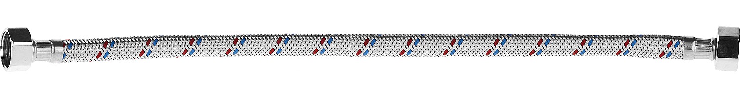 ЗУБР 1/2″, 0.4 м, гайка-гайка, гибкая подводка для воды (51005-G/G-040)