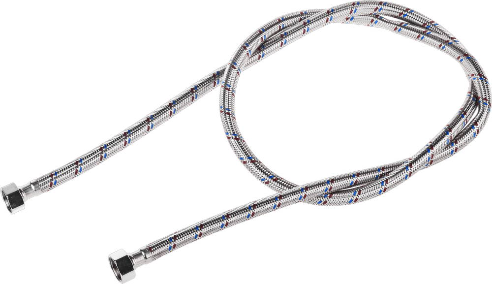 STAYER 1/2″, 1.5 м, гайка-гайка, гибкая подводка для воды, Professional (51015-G/G-150)