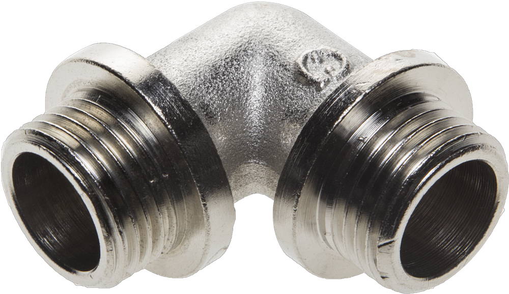 GENERAL FITTINGS штуцер/штуцер, 1/2″, никель, уголок с упором (51072-S/S-1/2)