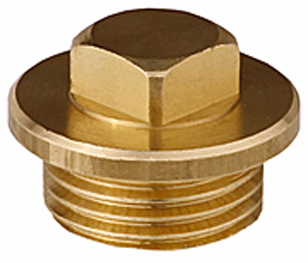 GENERAL FITTINGS 1/2″, с прижимной шайбой, никель, заглушка (51099-1/2)