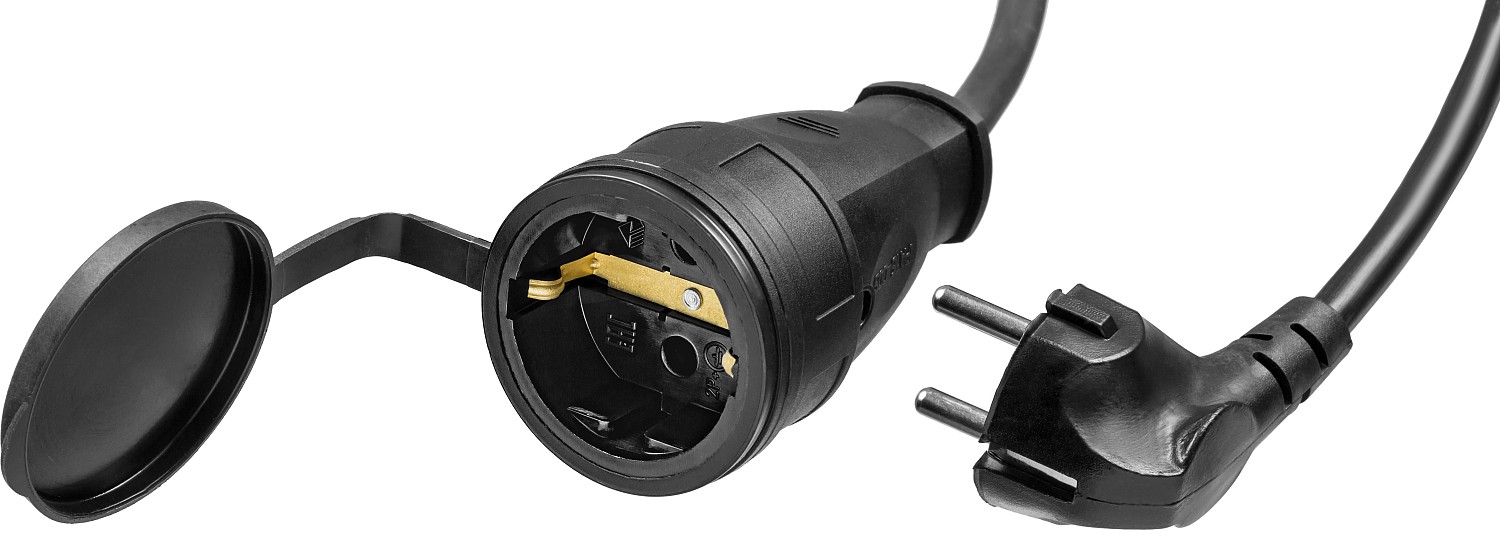 ЗУБР КГ-325-Ш, КГ, 3 х 2.5 мм2, 30 м, IP44, 4000 Вт, силовой удлинитель-шнур, Профессионал (55017-30) — фото 3