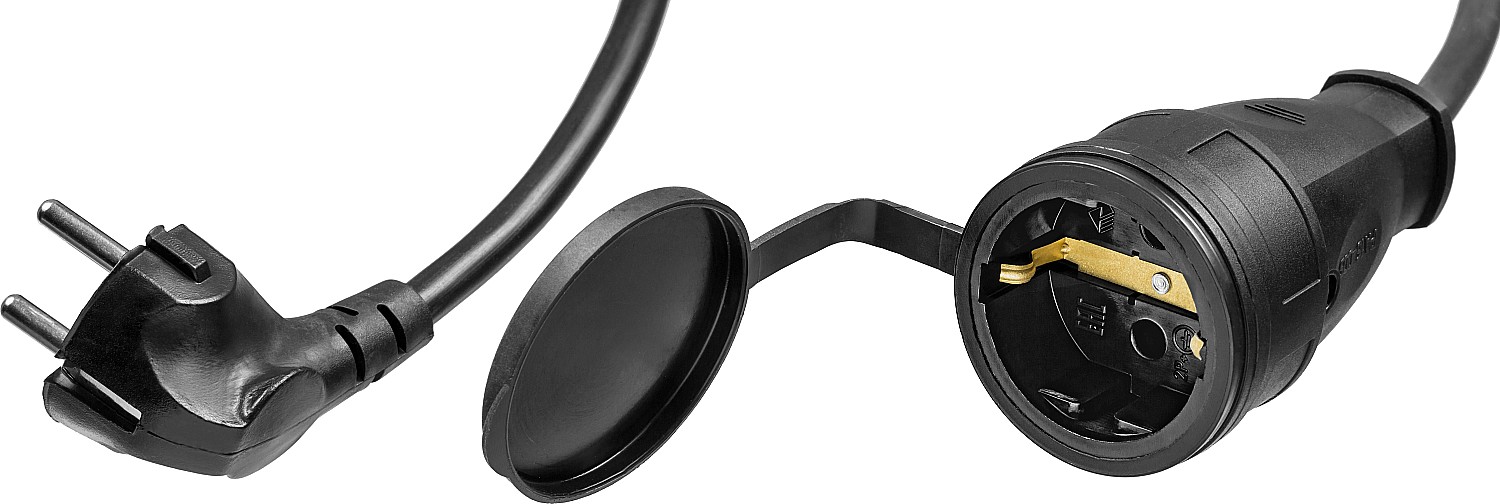 ЗУБР ПВС-315-Ш, ПВС, 3 х 1.5 мм2, 10 м, IP44, 3500 Вт, силовой удлинитель-шнур, Профессионал (55020-10) — фото 3