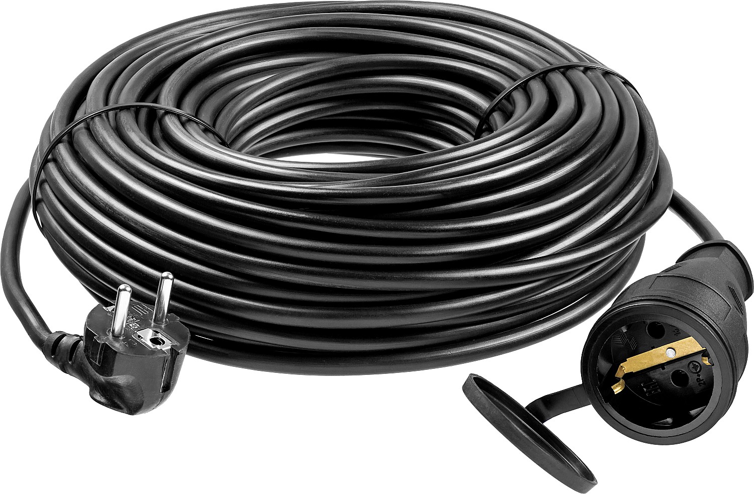 ЗУБР ПВС-315-Ш, ПВС, 3 х 1.5 мм2, 30 м, IP44, 3500 Вт, силовой удлинитель-шнур, Профессионал (55020-30) — фото 2