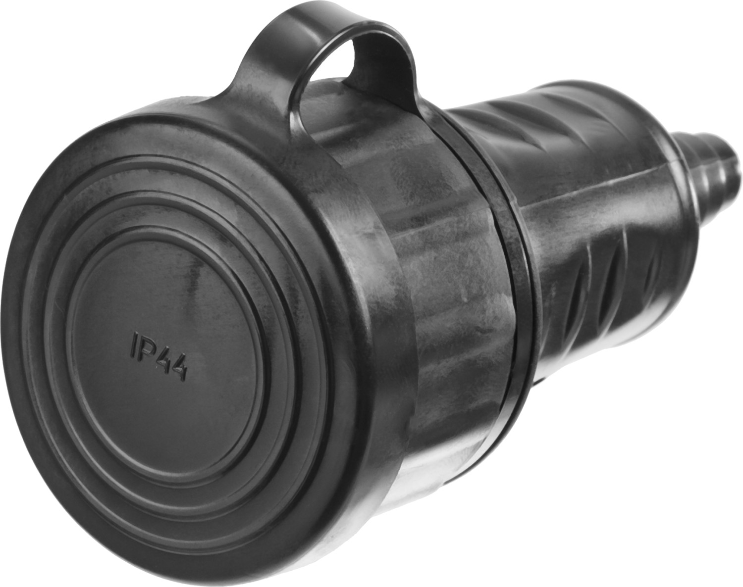 СИБИН 16А/220 В, IP44, розетка с крышкой (55186-B) — фото 2