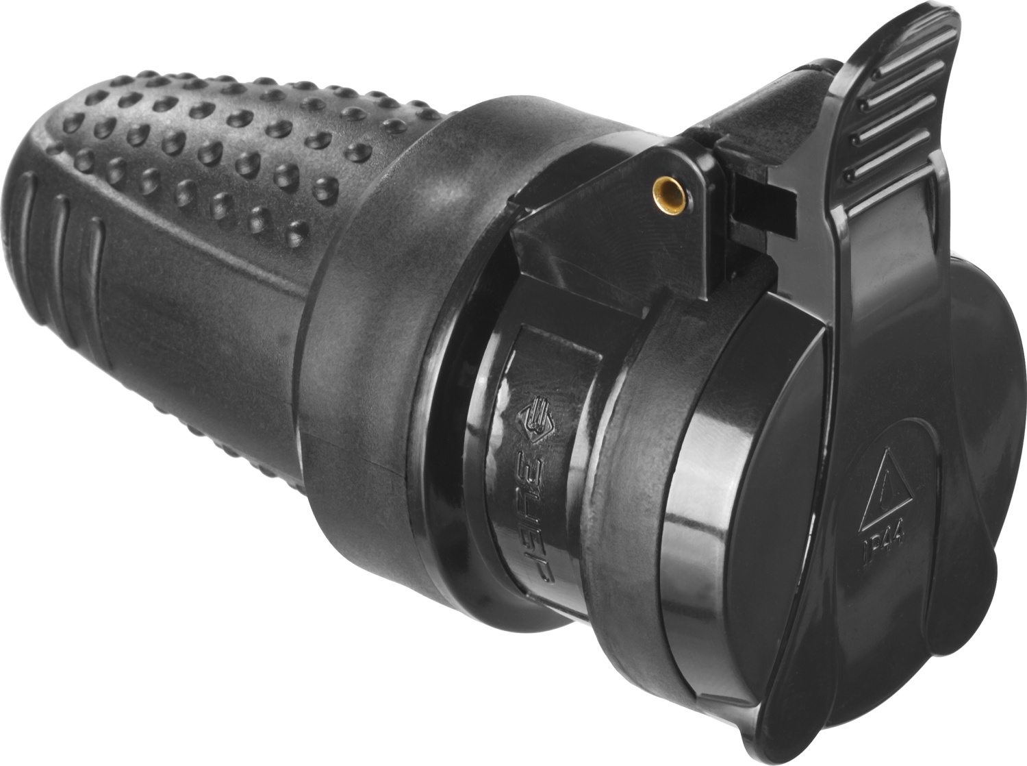 ЗУБР IP44, 16 A/220 В, обрезиненная розетка, Профессионал (55187-B) — фото 3