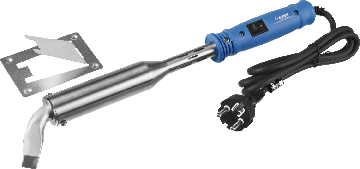 ЗУБР Ceramic PRO, 300 Вт, клин, высокомощный электропаяльник с пластиковой рукояткой, Профессионал (55301-300) — фото 2