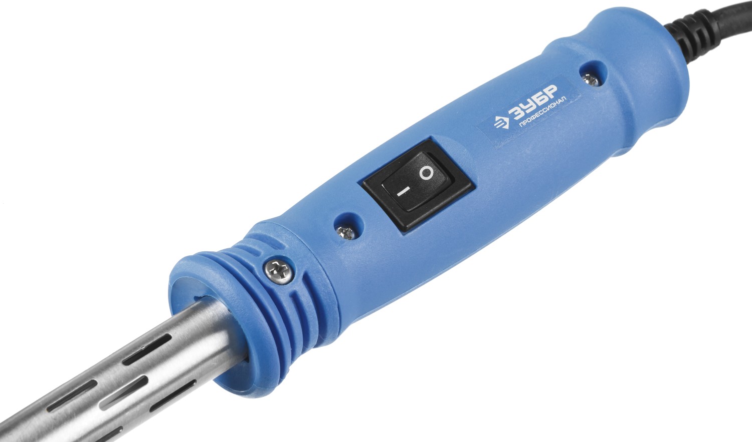 ЗУБР Ceramic PRO, 300 Вт, клин, высокомощный электропаяльник с пластиковой рукояткой, Профессионал (55301-300) — фото 3