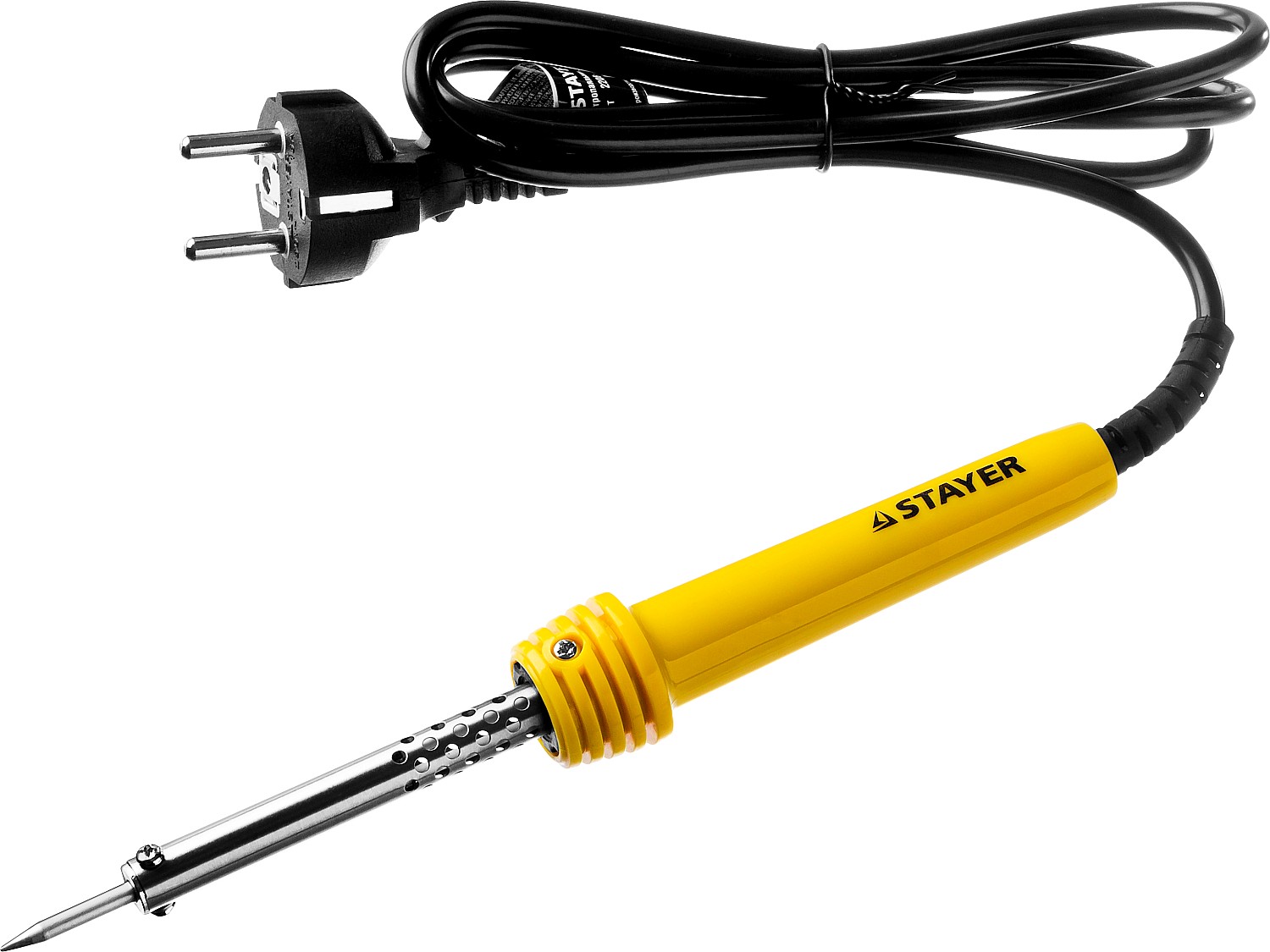 STAYER MAXTerm, 40 Вт, конус, электропаяльник с пластиковой рукояткой (55305-40) — фото 3