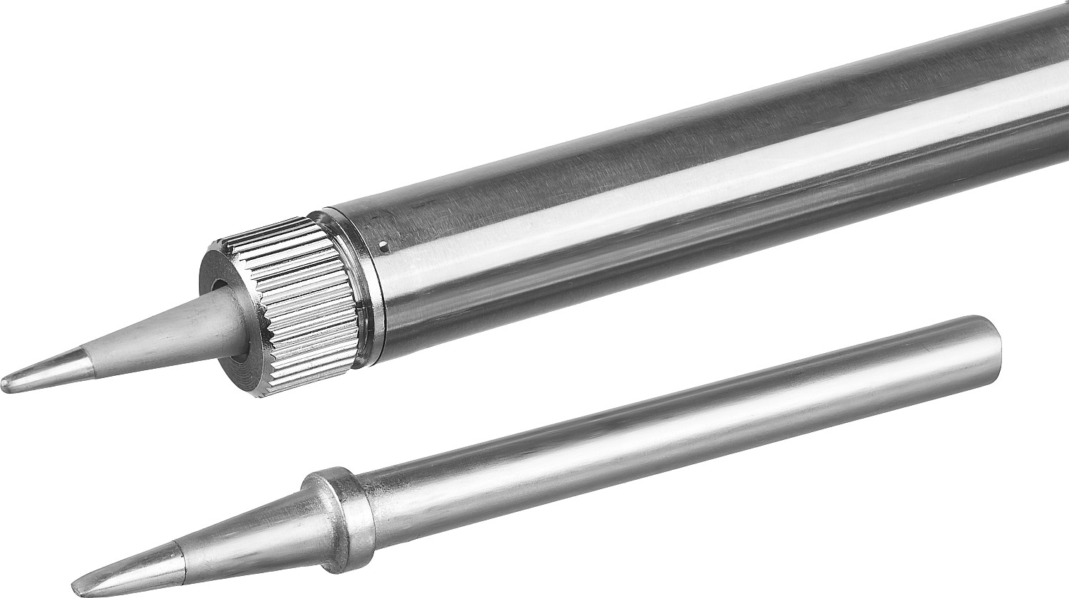 STAYER PROTerm, 60Вт, 2к рукоятка, конус, подставка+припой+сменн жало+оловоотсос+сменн насадка, набор для паяльных работ, Professional (55313-60-H6) — фото 2