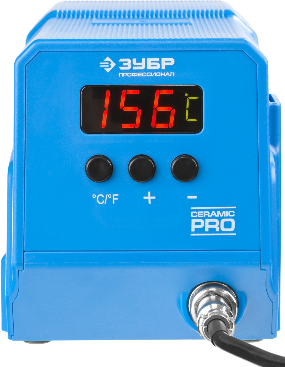 ЗУБР ПСН-60, 60 Вт, 50 - 480°C, керамический нагреватель, низкотемпературная паяльная станция цифровая, Профессионал (55336) — фото 6