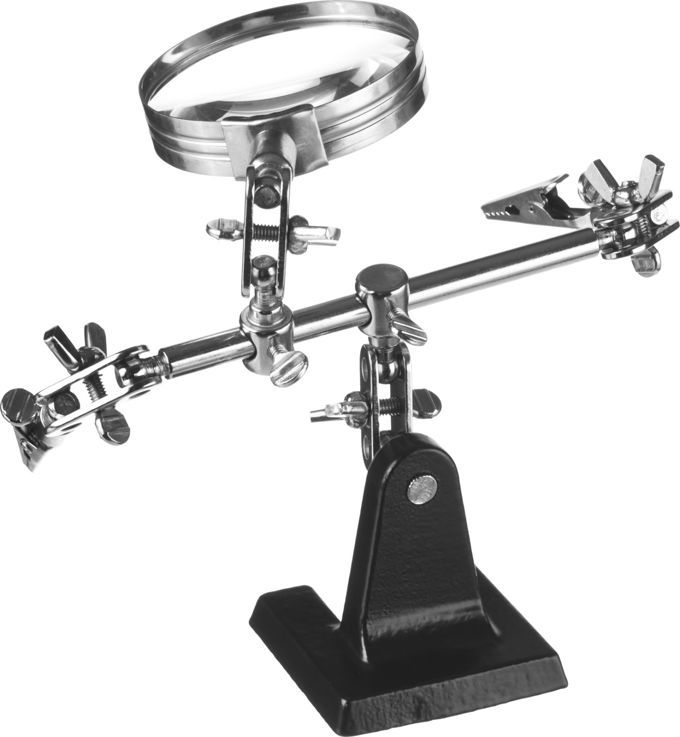 STAYER MAXTerm, увел. линза 2Х, держатель для пайки третья рука с лупой (55339) — фото 2