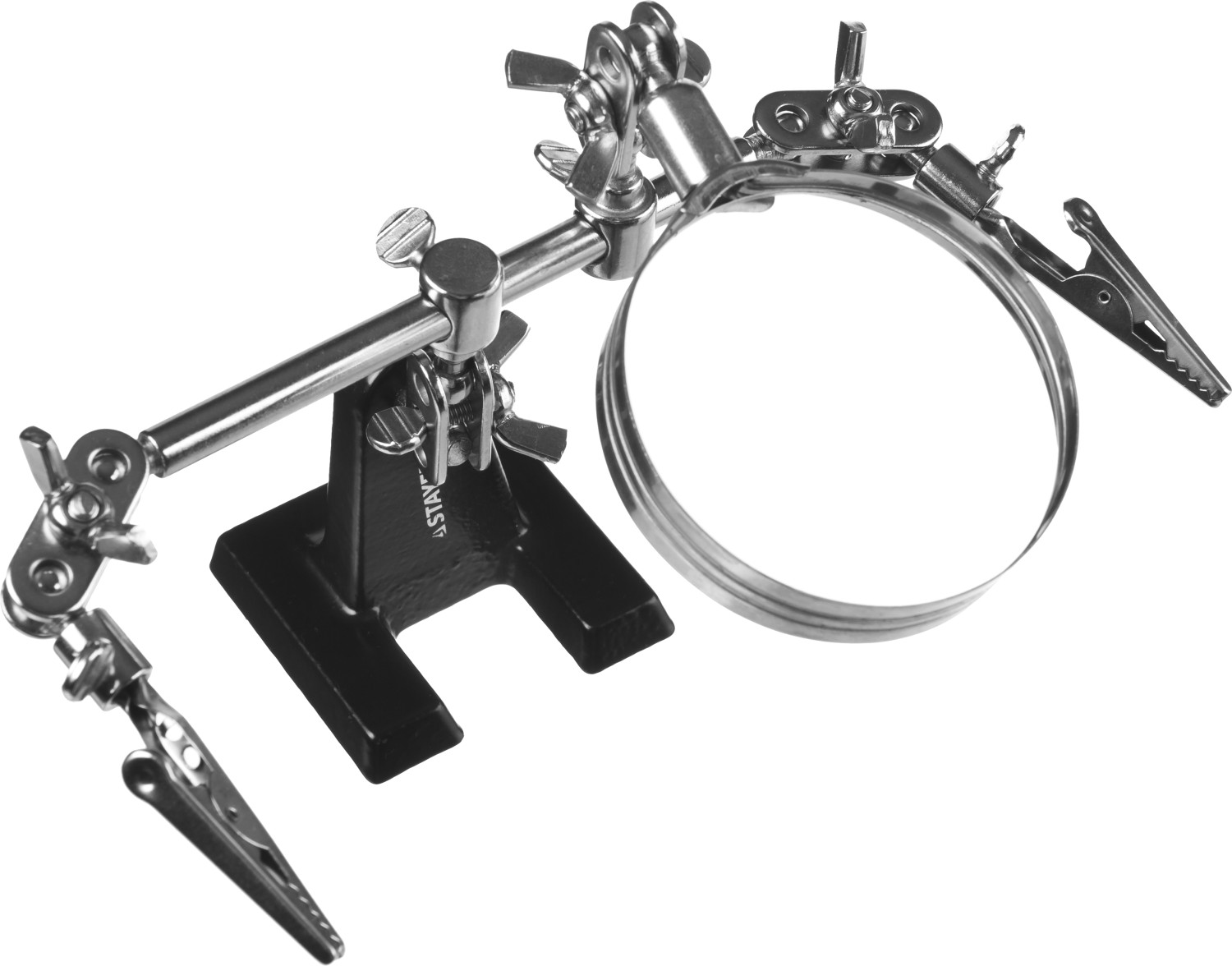 STAYER MAXTerm, увел. линза 2Х, держатель для пайки третья рука с лупой (55339) — фото 4