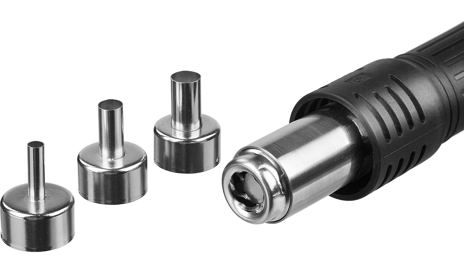 ЗУБР ПСТ-650, 650 Вт, 100 - 500°C,120 л/мин, 3 насадки, керамический нагреватель, цифровая термовоздушная паяльная станция, Профессионал (55350) — фото 9