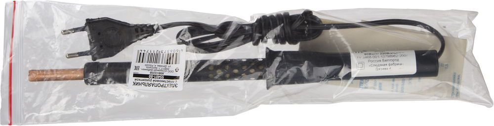 ЭПЦН Россия, 80 Вт, электропаяльник с пластиковой рукояткой (55401-80) — фото 2