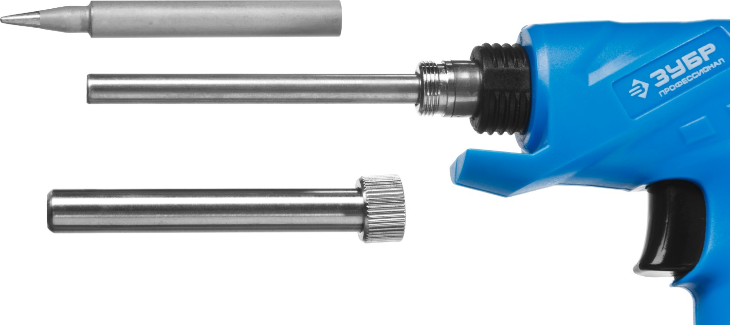 ЗУБР ТУРБО 30/ 130 Вт, конус, керамический нагреватель, электропаяльник с пистолетной рукояткой, Профессионал (55408) — фото 4