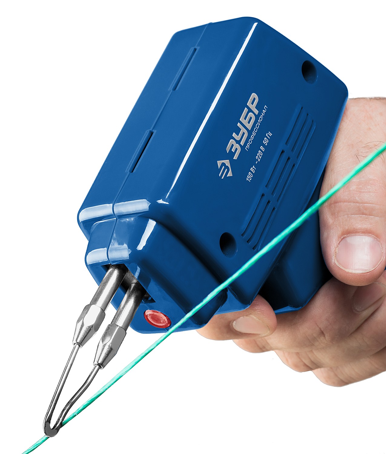 ЗУБР 150 Вт, в наборе: нагрев 6 сек., канифоль, припой, 2 сменных жала, импульсный паяльник, Профессионал (55412-H4) — фото 8