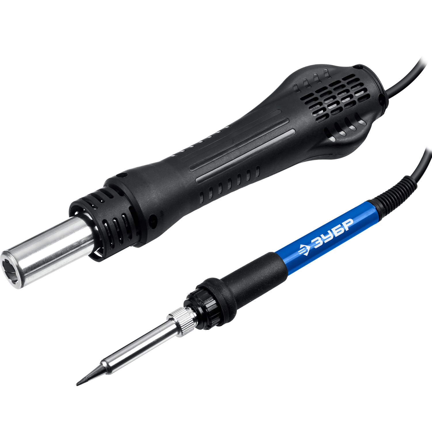 ЗУБР ПСР-650, 100 - 500°С, 650 Вт, 2 в 1, ремонтная паяльная станция, Профессионал (55427) — фото 8