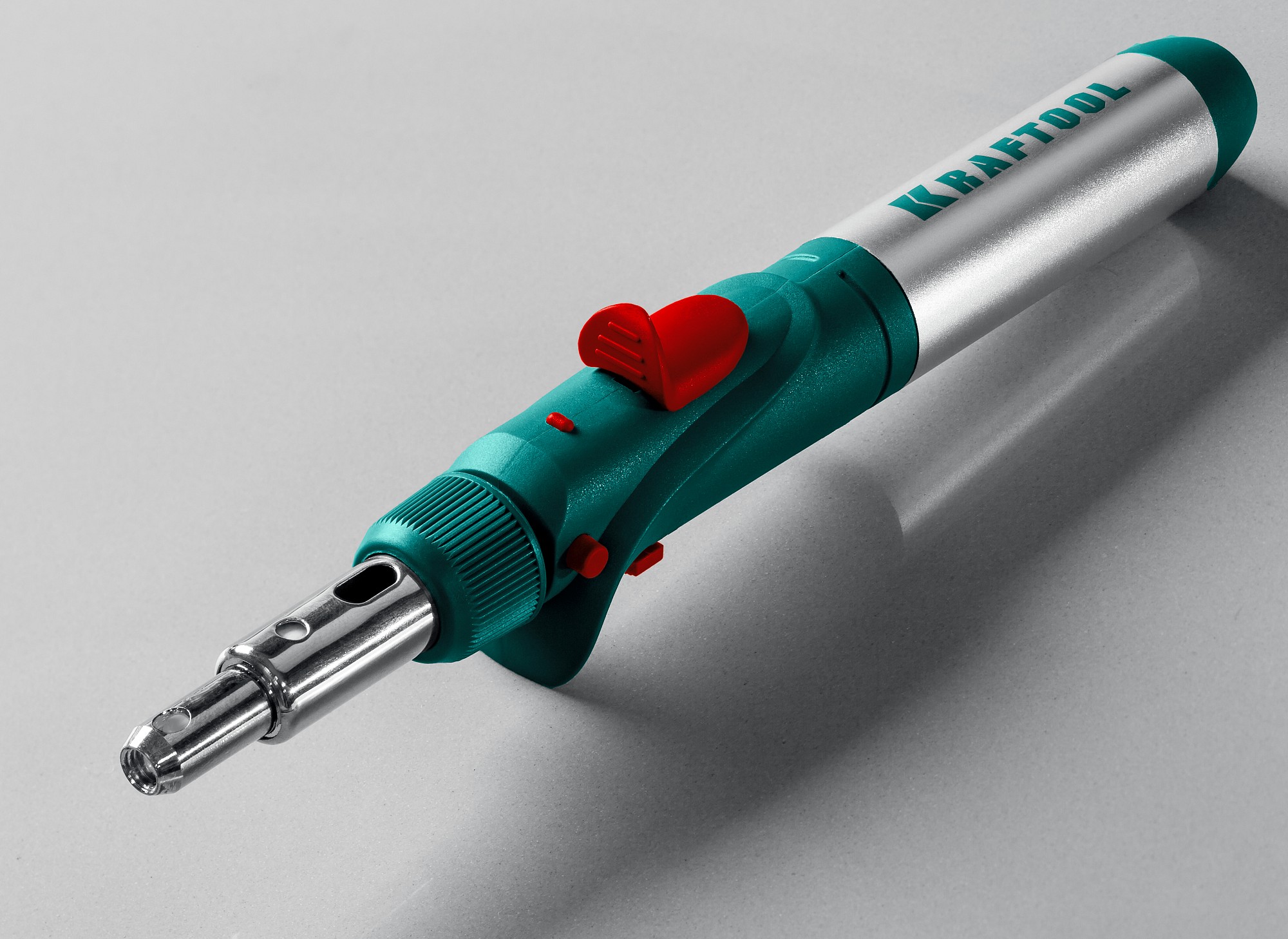 KRAFTOOL SolderGas, 120 K, 30 - 120 Вт, 1300°С, горелка, фен, пьезоподжиг, набор 10 в 1, газовый паяльник (55503-H10) — фото 8