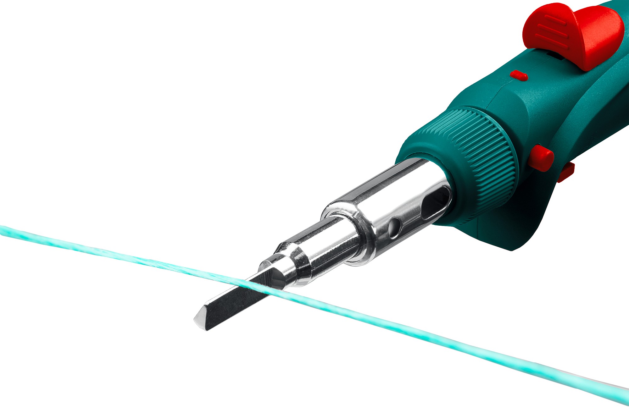 KRAFTOOL SolderGas, 120 K, 30 - 120 Вт, 1300°С, горелка, фен, пьезоподжиг, набор 10 в 1, газовый паяльник (55503-H10) — фото 9