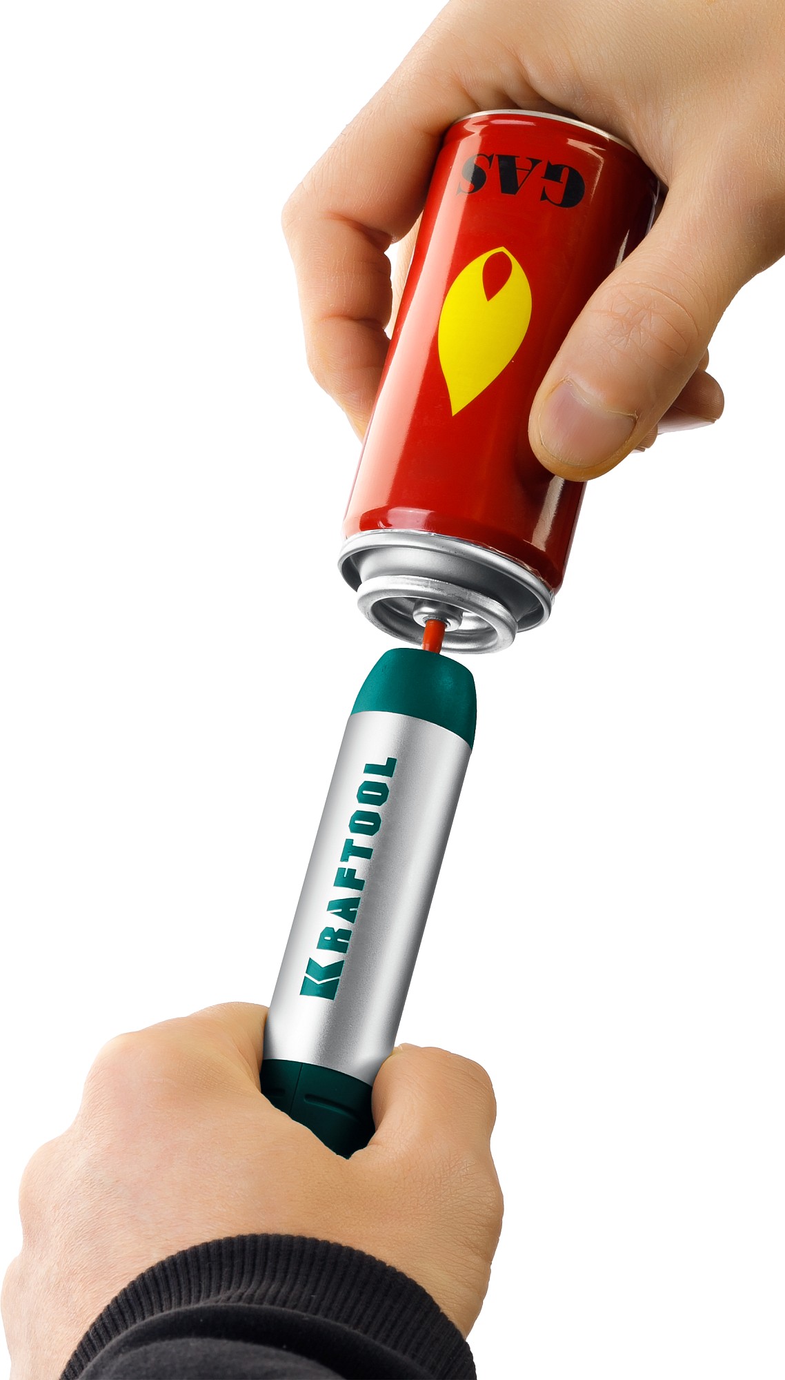 KRAFTOOL SolderGas, 70 A, 30 - 70 Вт, 1300°С, горелка, фен, набор 3 в 1, газовый паяльник (55504-H3) — фото 14