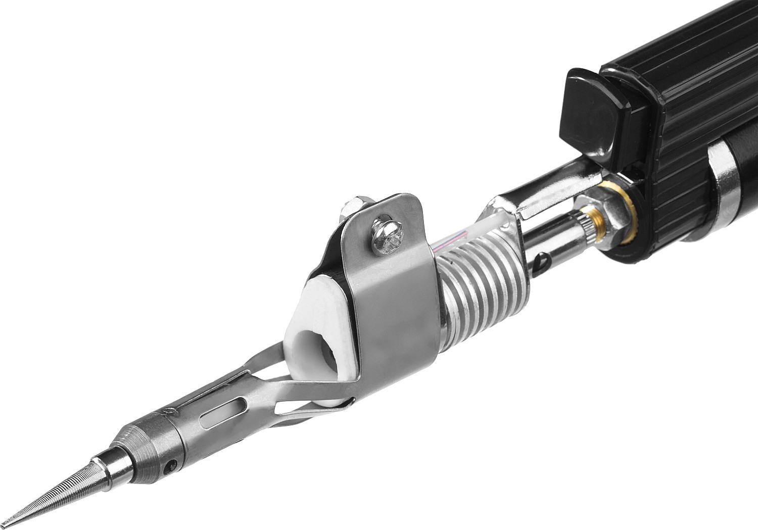 STAYER PS 400, 45 Вт, 1200°С, в наборе: 5 в 1, пьезоподжиг, горелка, фен, 4 жала, газовый паяльник, Professional(55505-H6) — фото 3