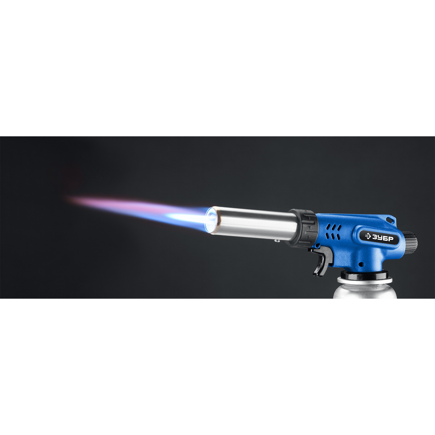 ЗУБР ГП-500, 1300°C, увеличенный выход пламени, газовая горелка с пьезоподжигом на баллон с цанговым соединением, Профессионал (55552) — фото 7