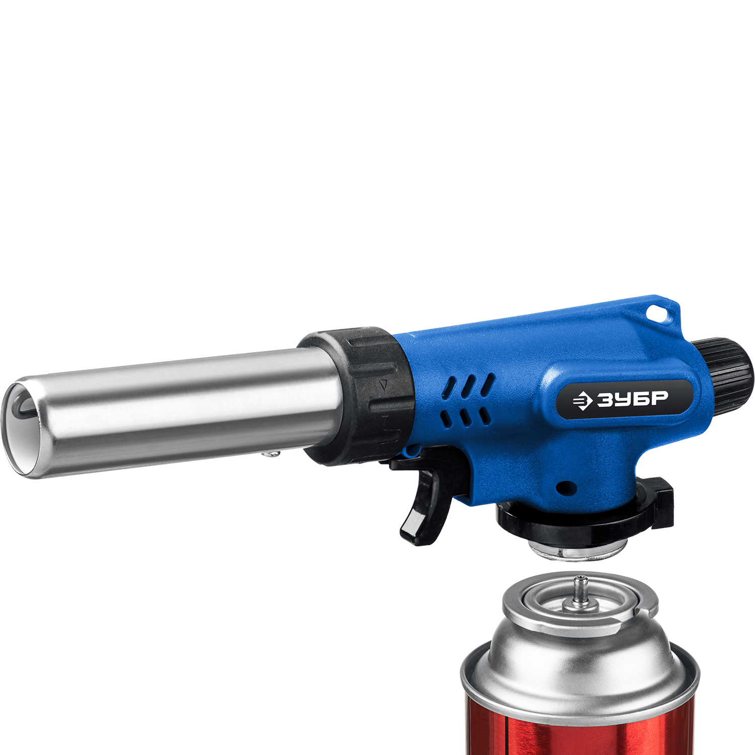 ЗУБР ГП-500, 1300°C, увеличенный выход пламени, газовая горелка с пьезоподжигом на баллон с цанговым соединением, Профессионал (55552) — фото 8