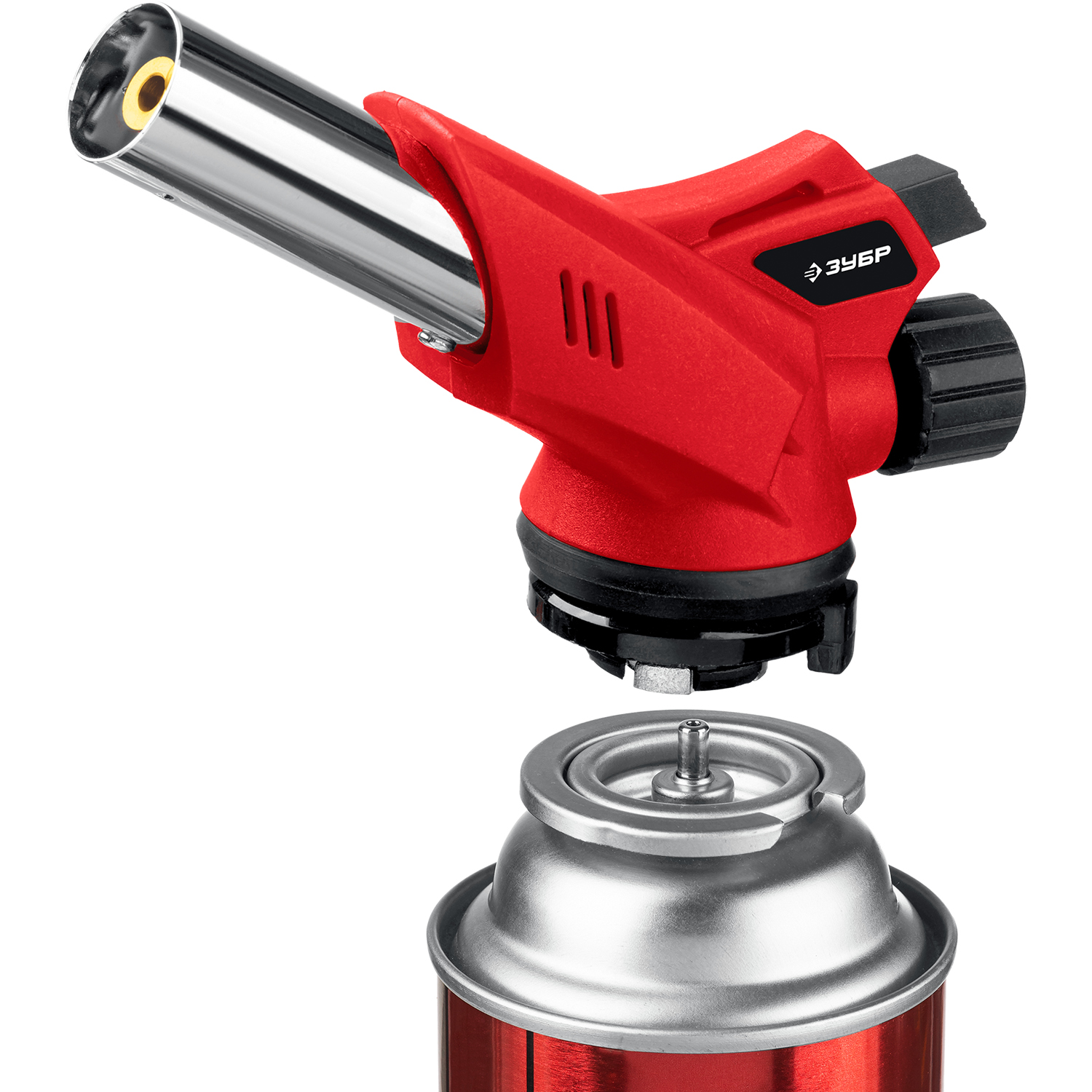 ЗУБР ГМ-350, 1300°C, газовая горелка с пьезоподжигом на баллон с цанговым соединением (55553) — фото 7