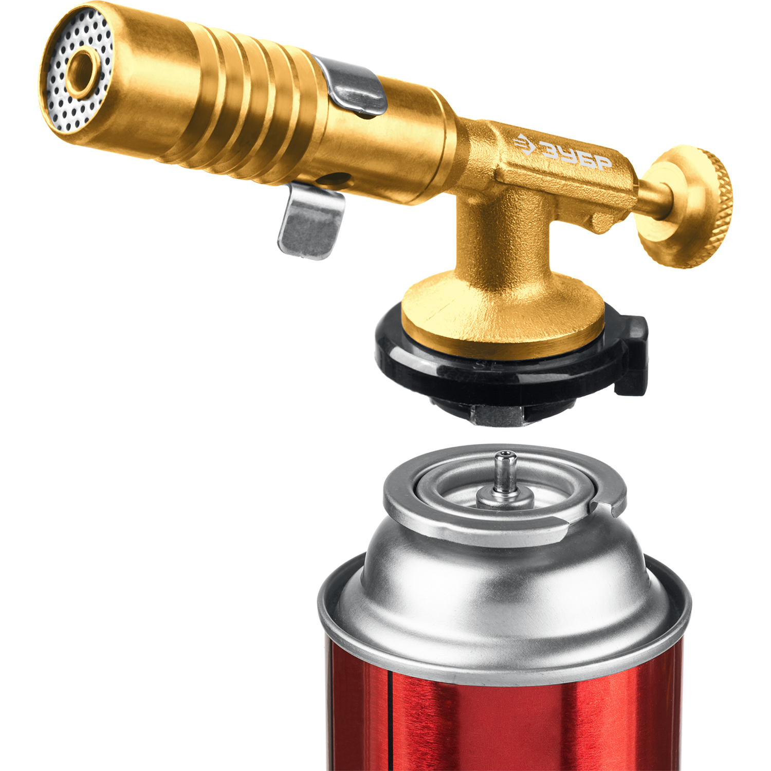 ЗУБР ГРМ-200, 1300°C, цельнометаллическая, 2 в 1, газовая горелка на баллон с цанговым соединением, Профессионал (55556) — фото 8