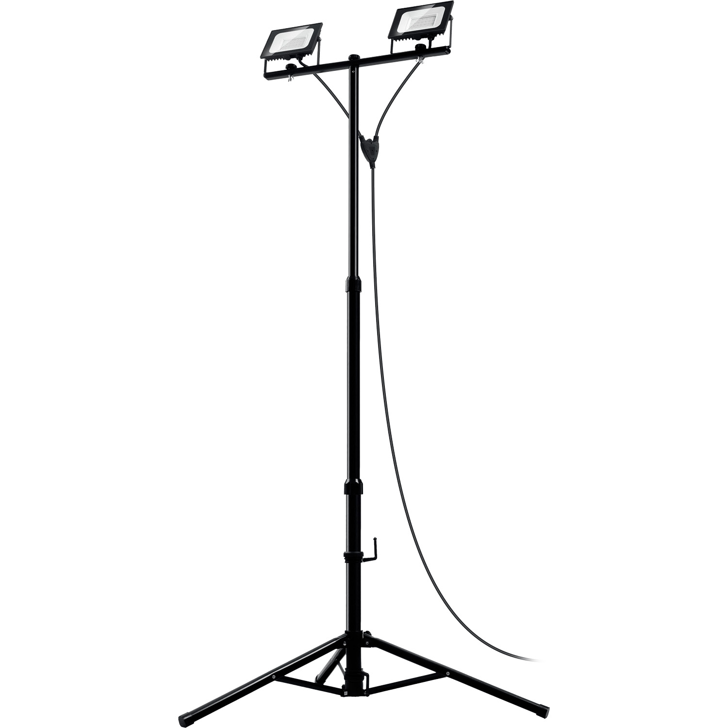 ЗУБР ПСК 30х2, 2 х 30 Вт, 6500 К, IP 65, 1.6 м, светодиодные прожекторы на штативе, Профессионал (57145-2-30) — фото 7