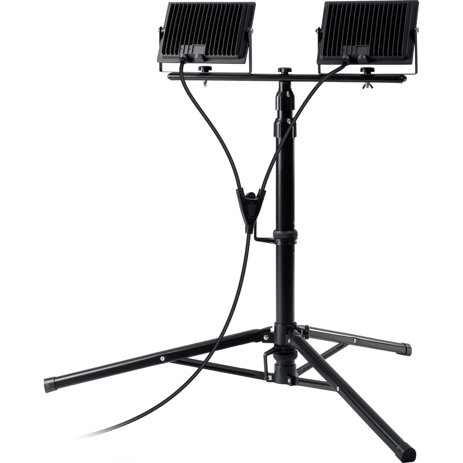 ЗУБР ПСК 50х2, 2 х 50 Вт, 6500 К, IP 65, 1.6 м, светодиодные прожекторы на штативе, Профессионал (57145-2-50) — фото 7