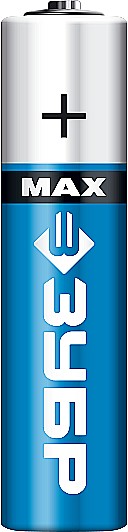 ЗУБР TURBO-MAX, ААА х 4, 1.5 В, алкалиновая батарейка (59203-4C) — фото 3