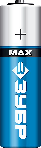 ЗУБР TURBO-MAX, АА х 2, 1.5 В, алкалиновая батарейка (59206-2C) — фото 2