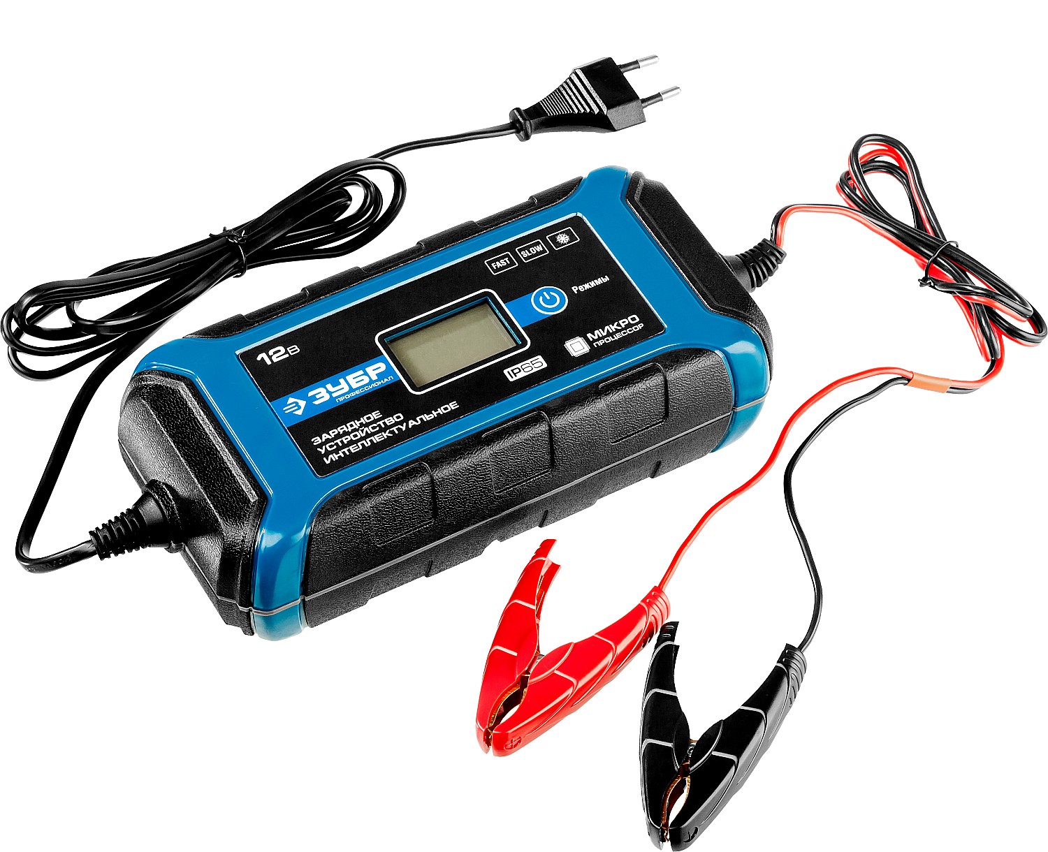 ЗУБР ЗУ-160, 12 В, 8 А, интеллектуальное зарядное устройство для аккумуляторов, Профессионал (59303) — фото 3