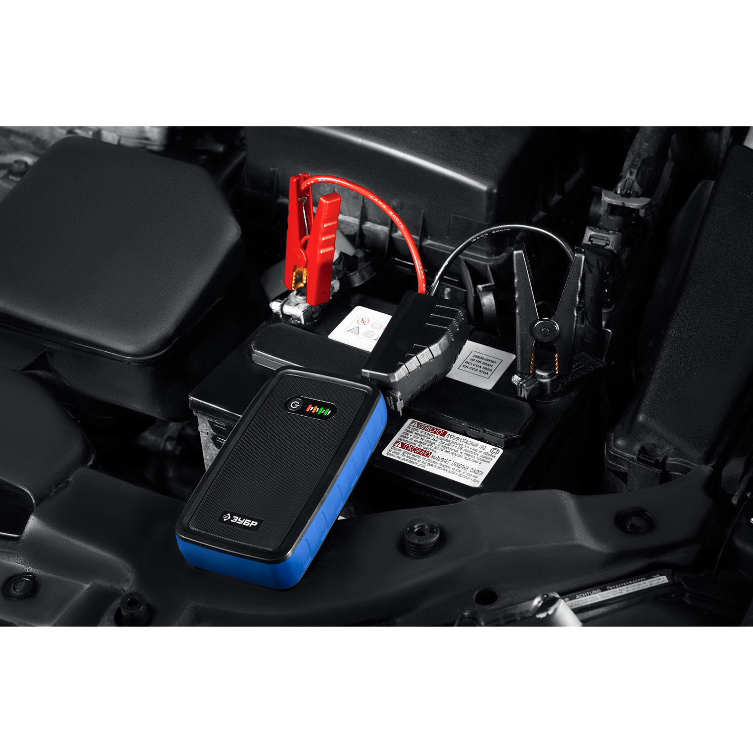 ЗУБР АПУ-800, 12 В, макс. 800 А, аккумуляторное пусковое устройство, Профессионал (59319) — фото 12