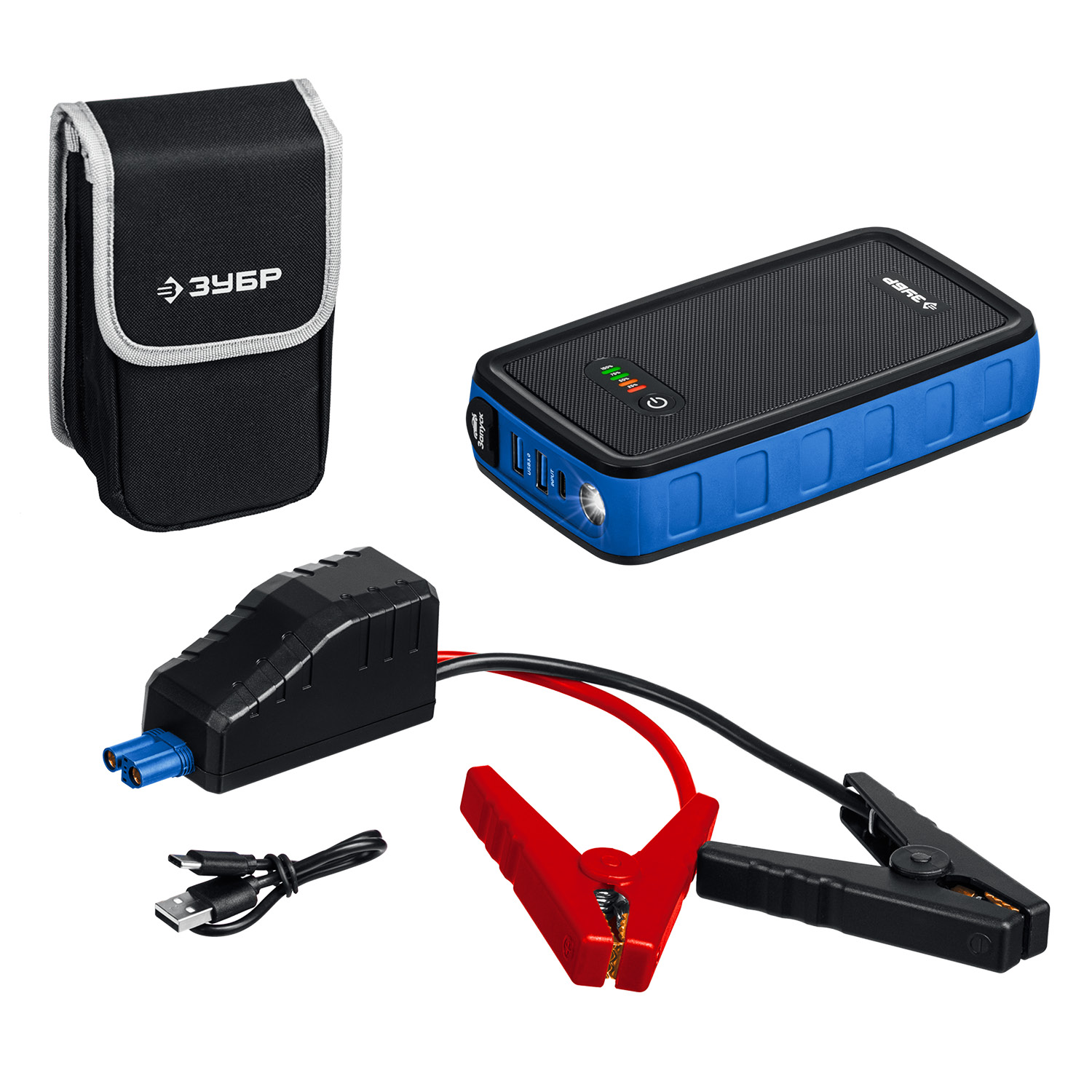 ЗУБР АПУ-800, 12 В, макс. 800 А, аккумуляторное пусковое устройство, Профессионал (59319) — фото 13