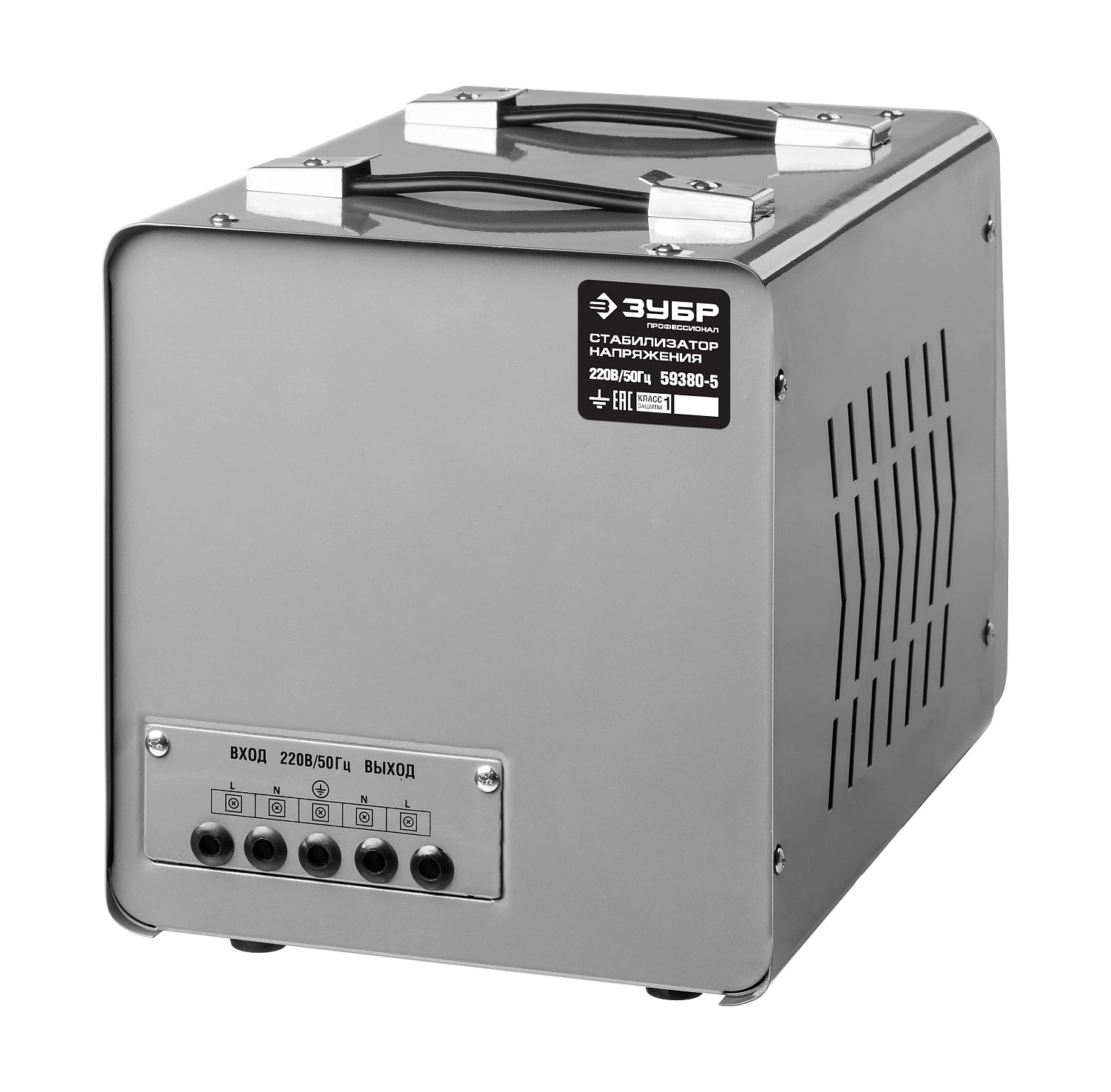 ЗУБР 5000ВА, 5 кВт, автоматический стабилизатор напряжения, Профессионал (59380-5) — фото 3