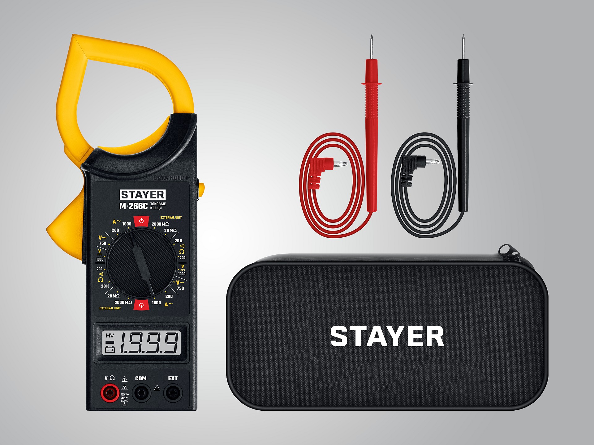 STAYER M266C Цифровые токовые клещи (59820) — фото 2