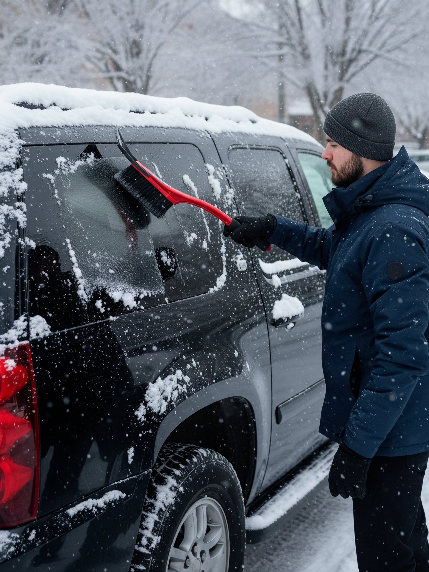 ЗУБР щетка от снега автомобильная со скребком, 540 мм (61065-055) — фото 7