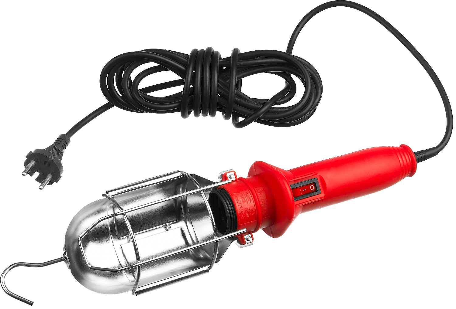 ЗУБР 60 Вт, переносный светильник открытого типа (61802) — фото 2