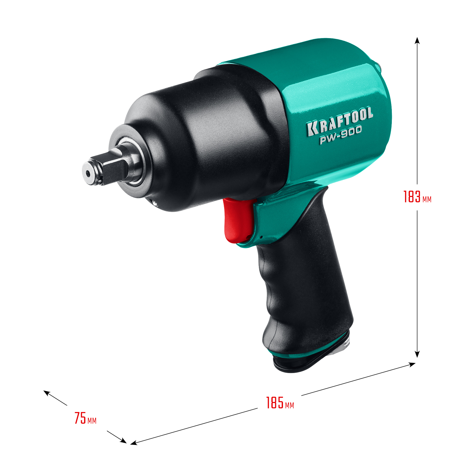 KRAFTOOL PW-900, 1/2″, 880 Н·м, ударный пневматический гайковерт (64210) — фото 8