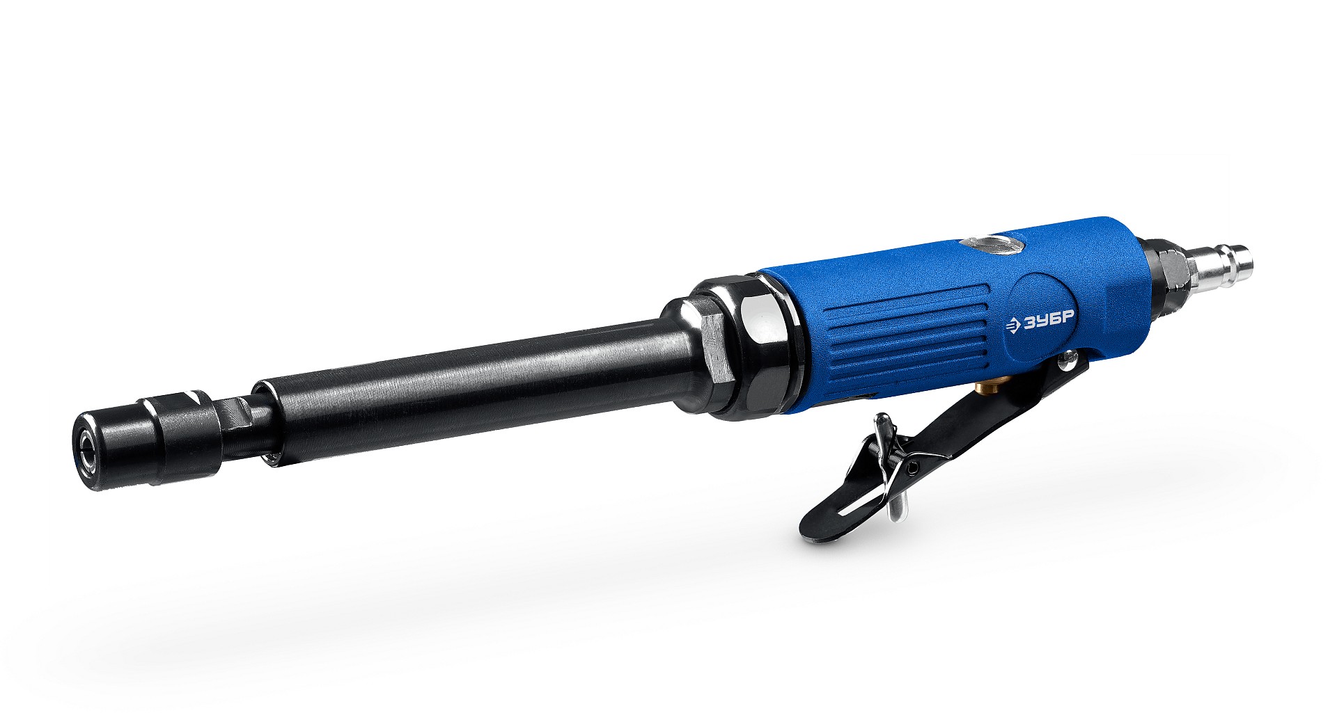 ЗУБР прямая удлиненная цанговая пневмошлифмашина, ПРОФЕССИОНАЛ (64335)