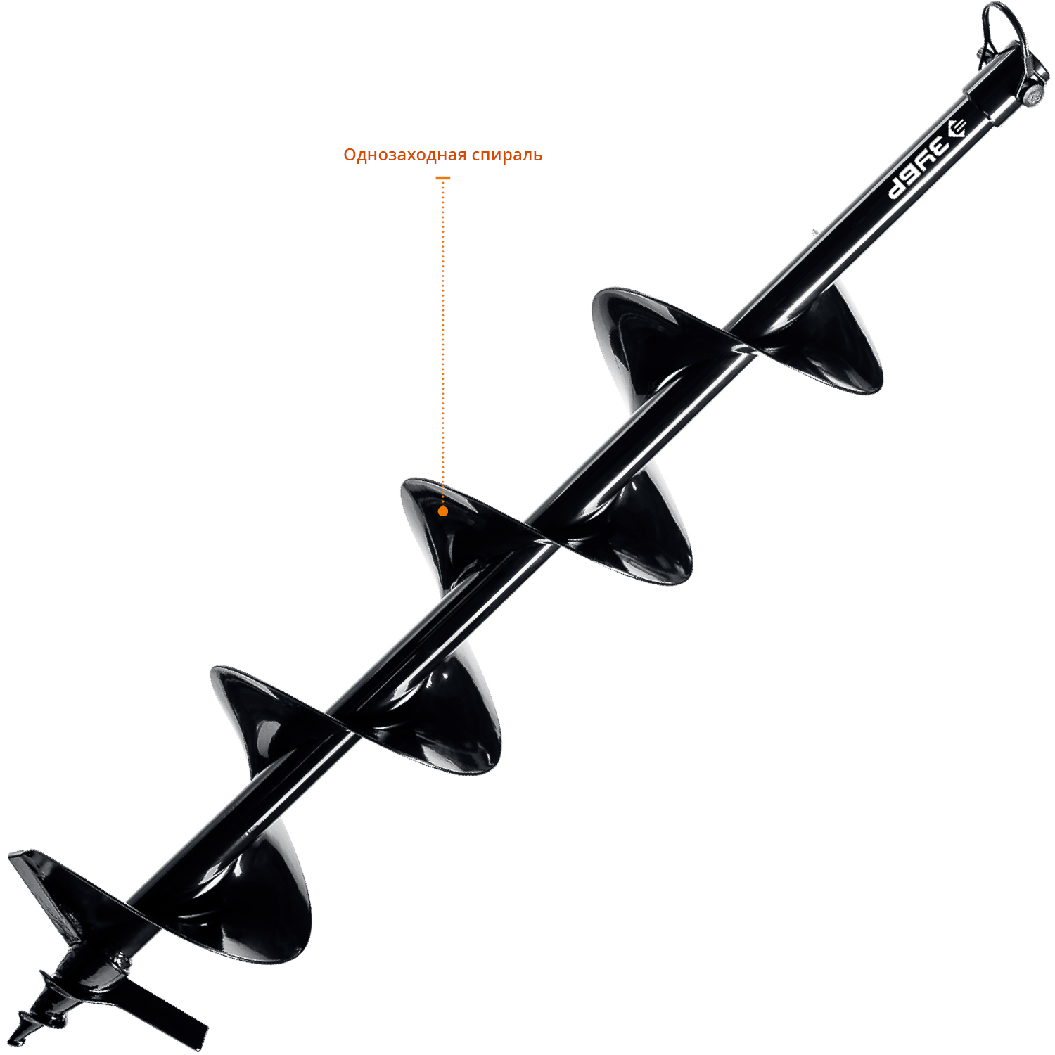 ЗУБР d 150 мм, грунт, шнек для мотобуров (7051-15) — фото 3