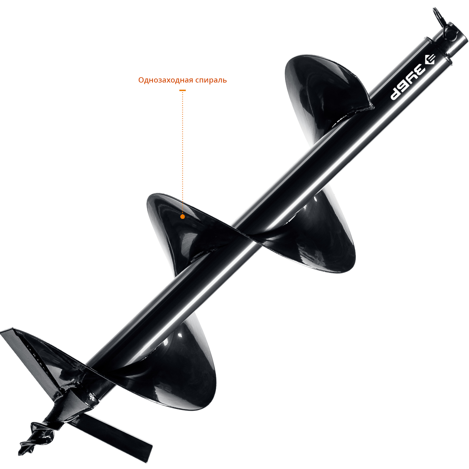 ЗУБР d 250 мм, грунт, шнек для мотобуров (7051-25) — фото 3