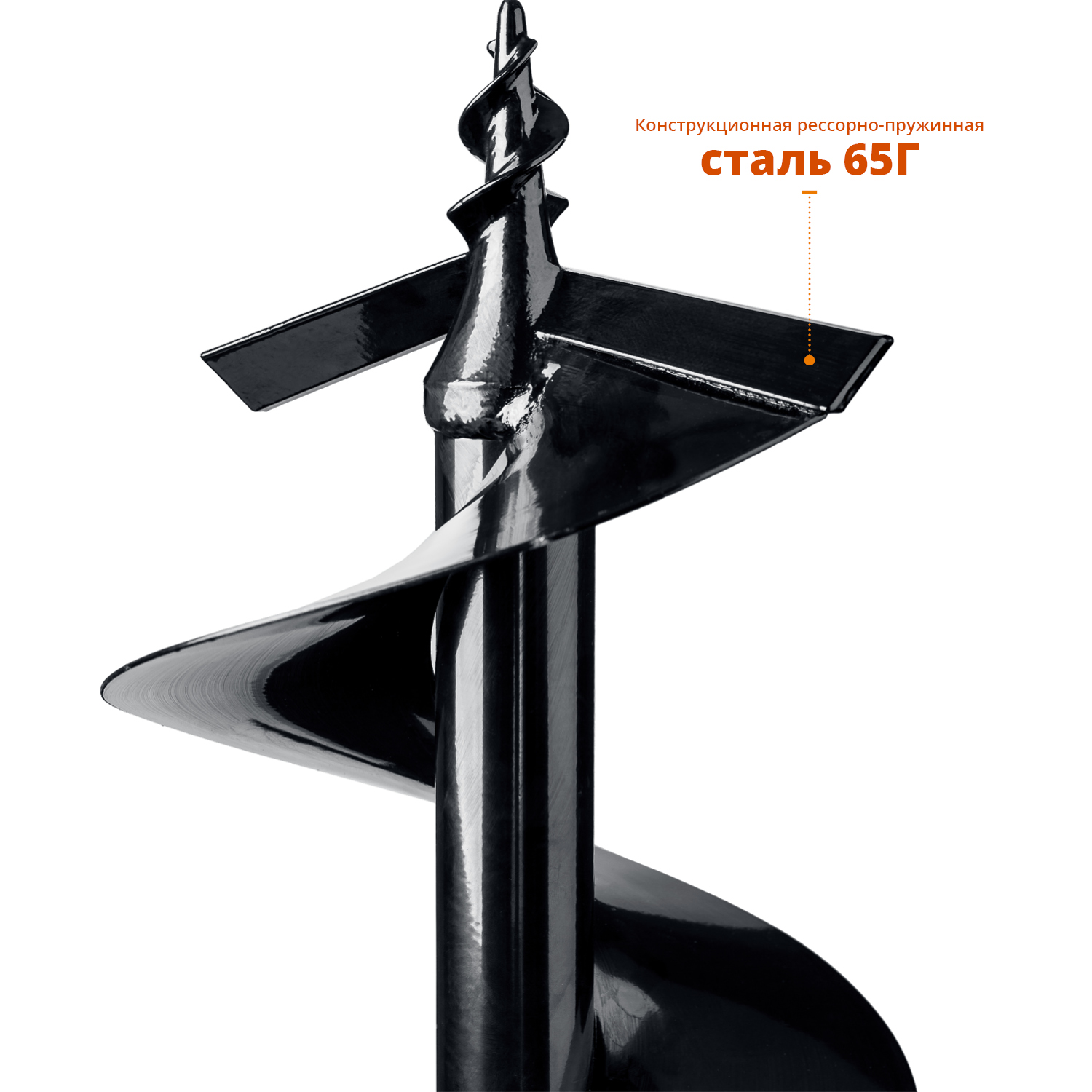 ЗУБР d 250 мм, грунт, шнек для мотобуров (7051-25) — фото 4