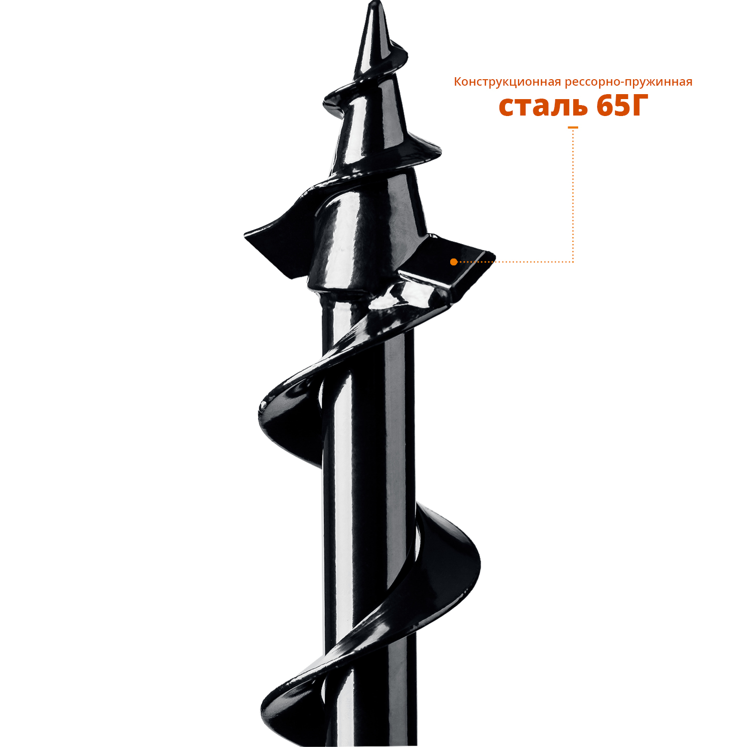 ЗУБР d 60 мм, грунт, шнек для мотобуров (7051-6) — фото 4