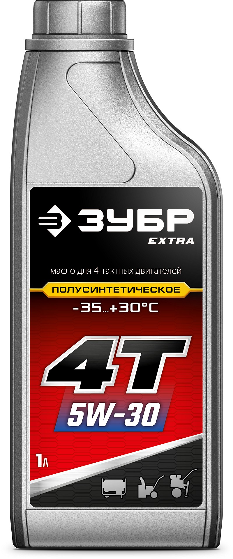ЗУБР 4Т-5W30, 1 л, зимнее полусинтетическое масло для 4-тактных двигателей, EXTRA (70616-1) — фото 3