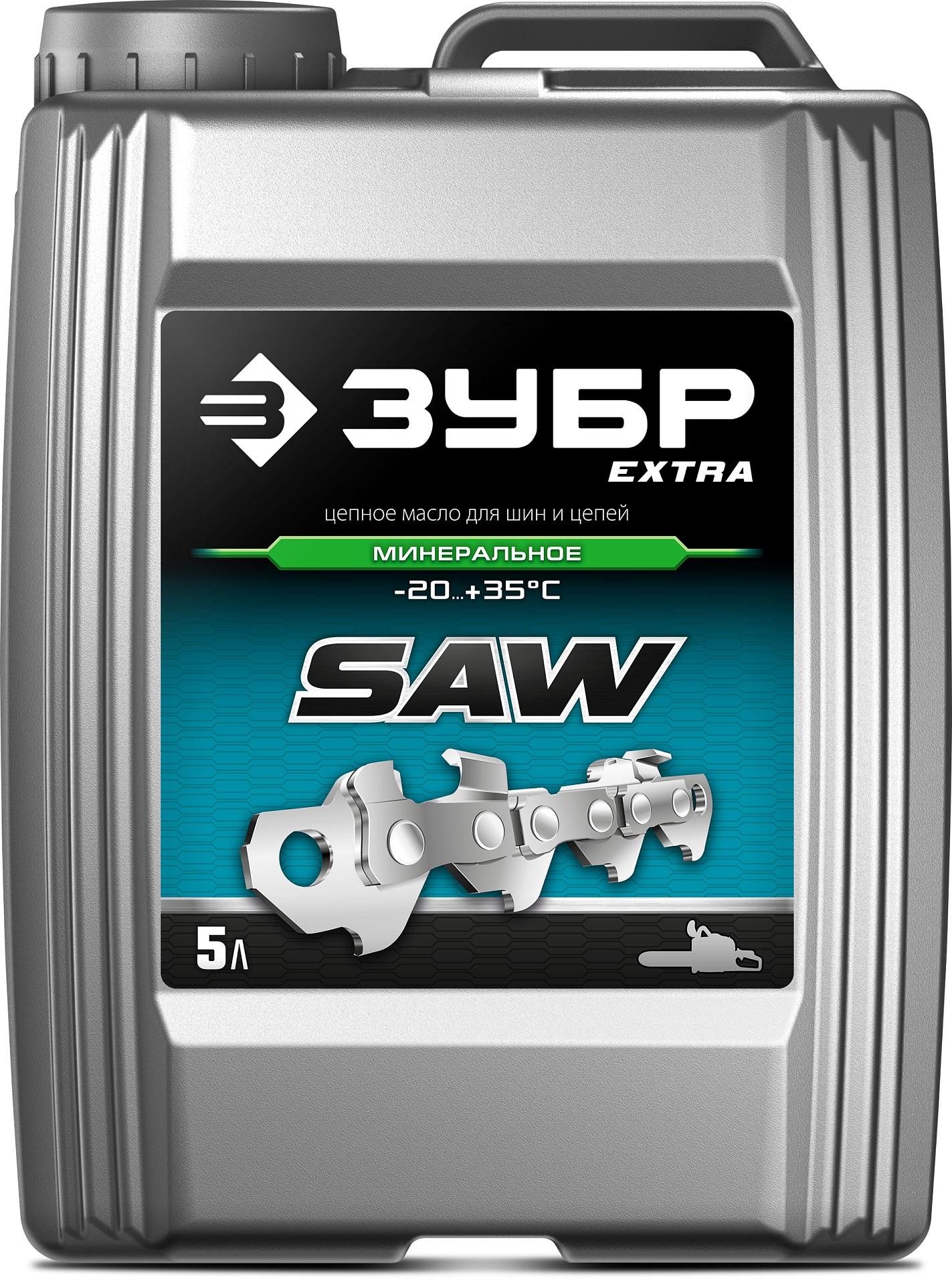 ЗУБР 5 л, цепное минеральное масло для бензо и электропил, EXTRA (70622-5) — фото 3