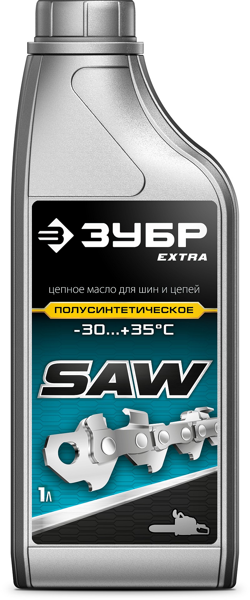 ЗУБР 1 л, цепное полусинтетическое масло для бензо и электропил, EXTRA (70623-1) — фото 3